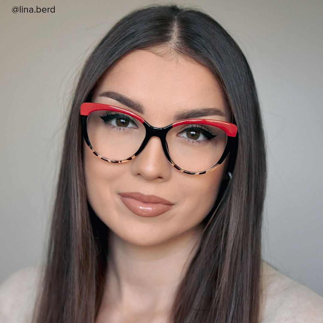 Sydney Cat Eye Black Glasses9