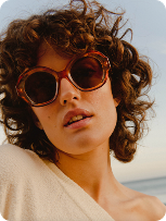 Charmaine Cat Eye Light-Purple Glasses