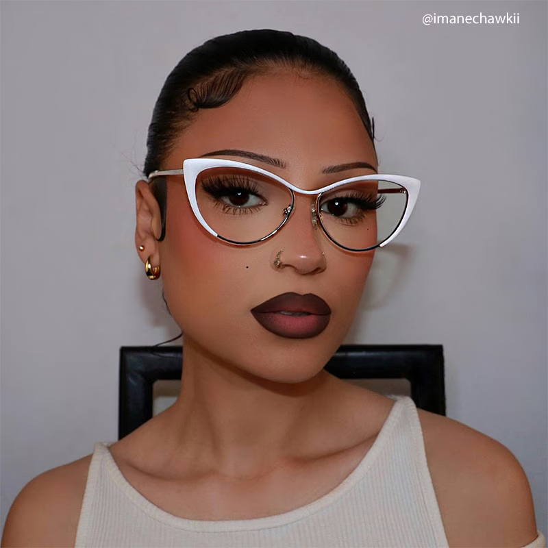 ZEELOOL Martha Cat Eye Tortoise Glasses
