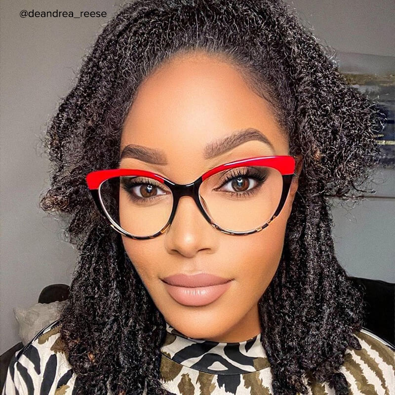 Sydney Cat Eye Black Glasses7