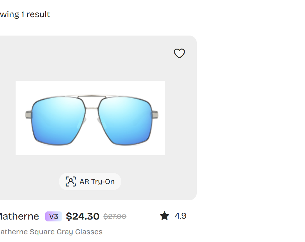 Matherne Square Gray Glasses5