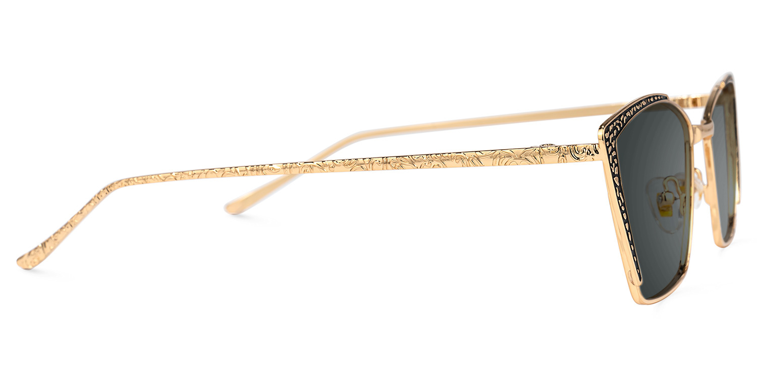 Nancy Square Dark-Gray Sunglasses2