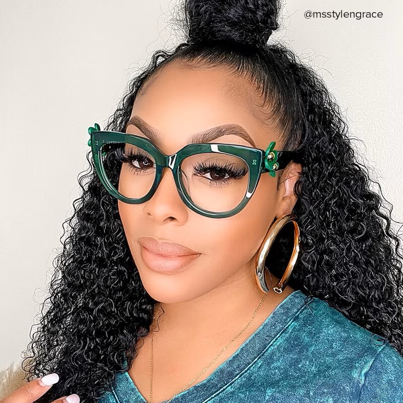 Sydney Cat Eye Gold Glasses