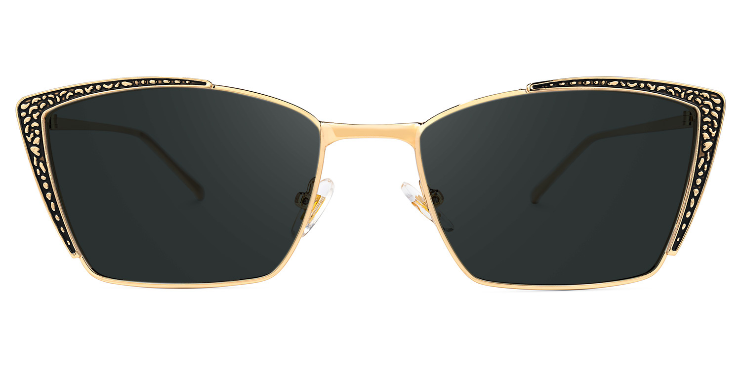 Nancy Square Dark-Gray Sunglasses0