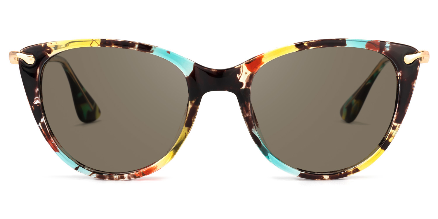 Clement Cat Eye Floral Sunglassesw good-img