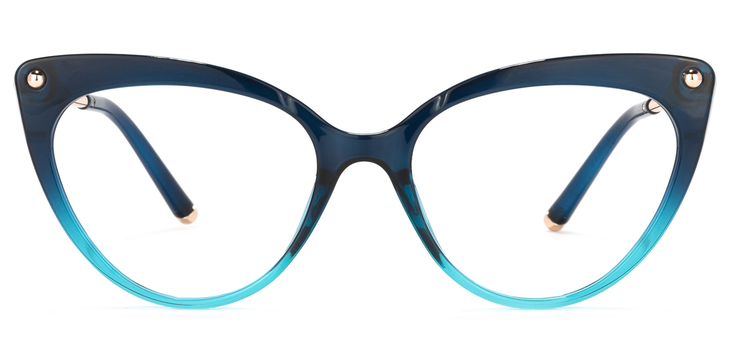 Alivia Cat Eye Blue Glasses good-img