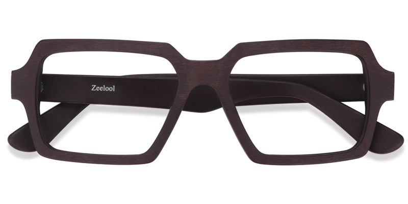 Arthur Geometric Brown Glasses