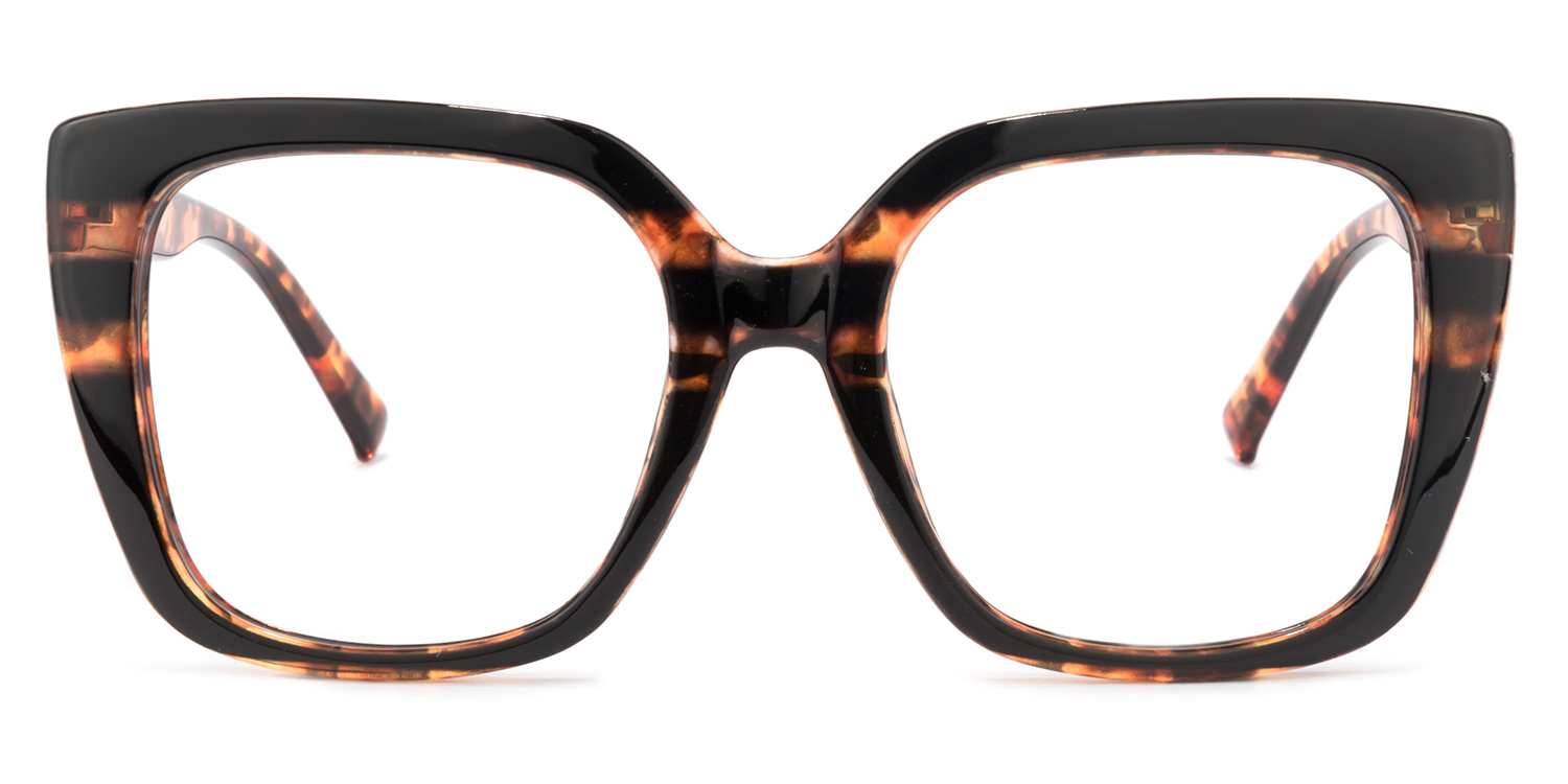 Brenda Square Tortoise Glasses0