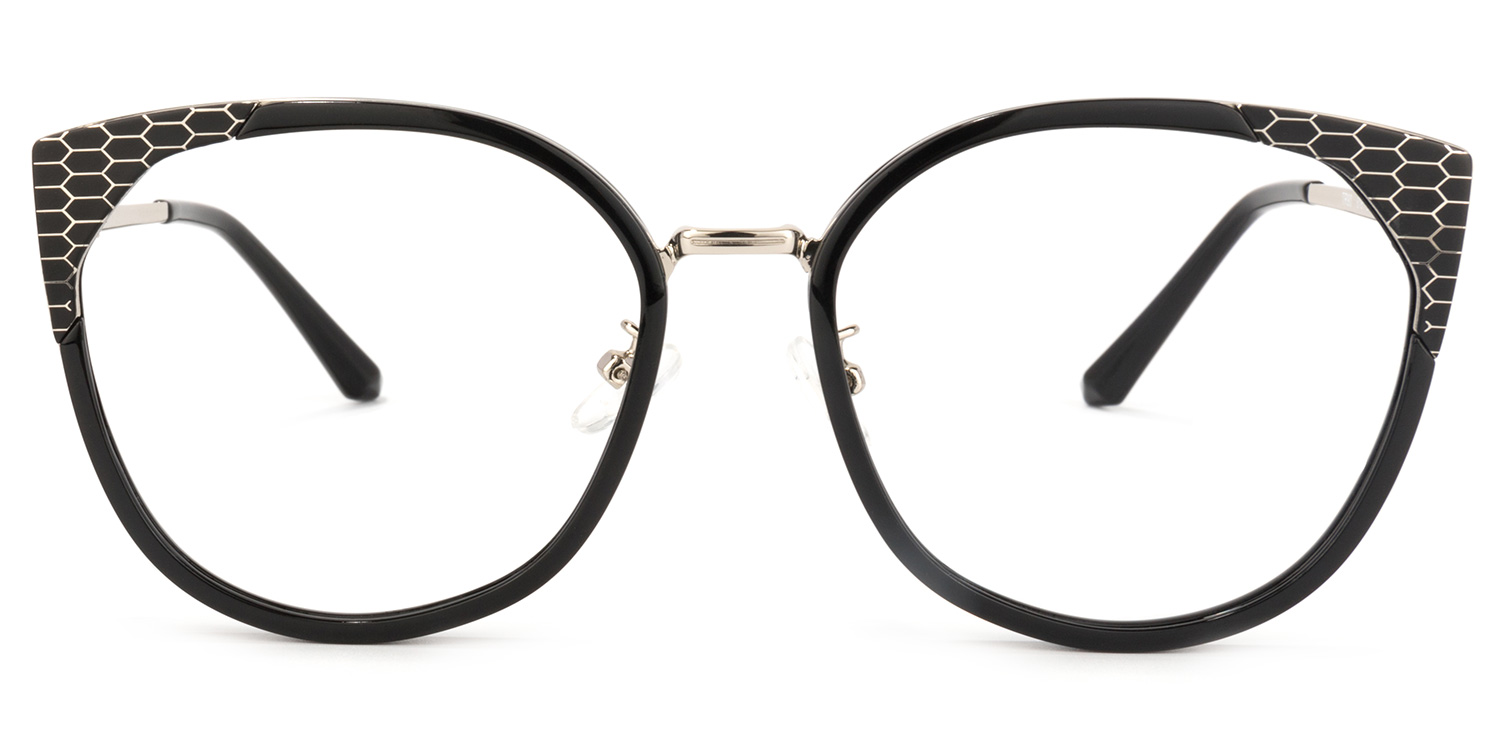Yvette Cateye Black Glasses0