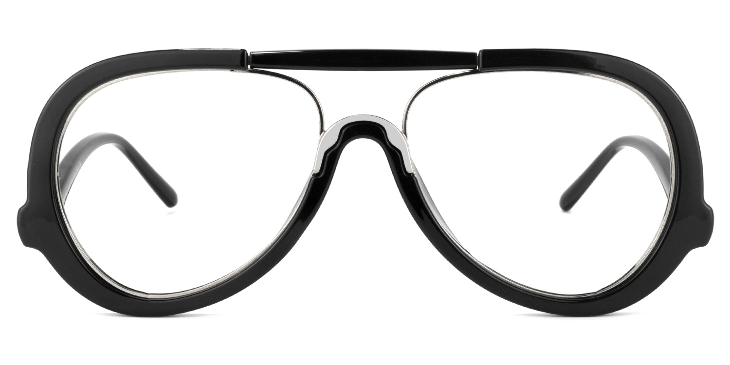 Wilfredo Aviator Black Glasses0