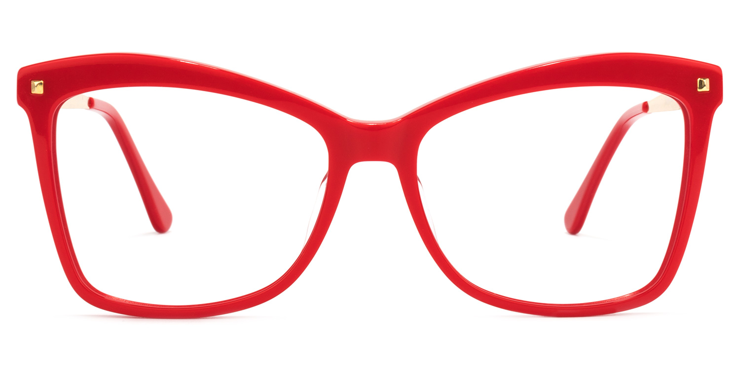 Butterfly Red Glasses | Zeelool Glasses0