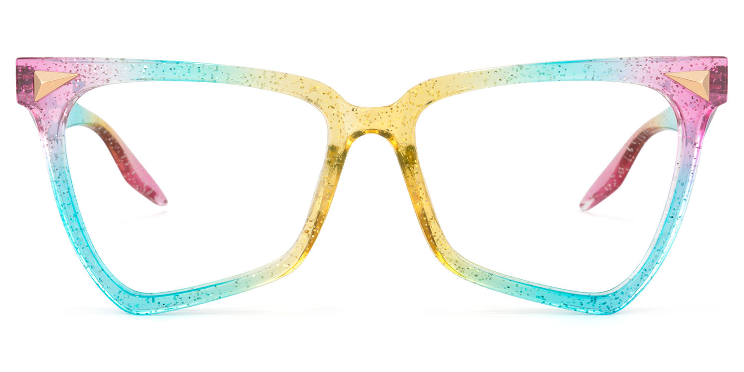 Cicely Geometrical Rainbow Eyeglasses.0
