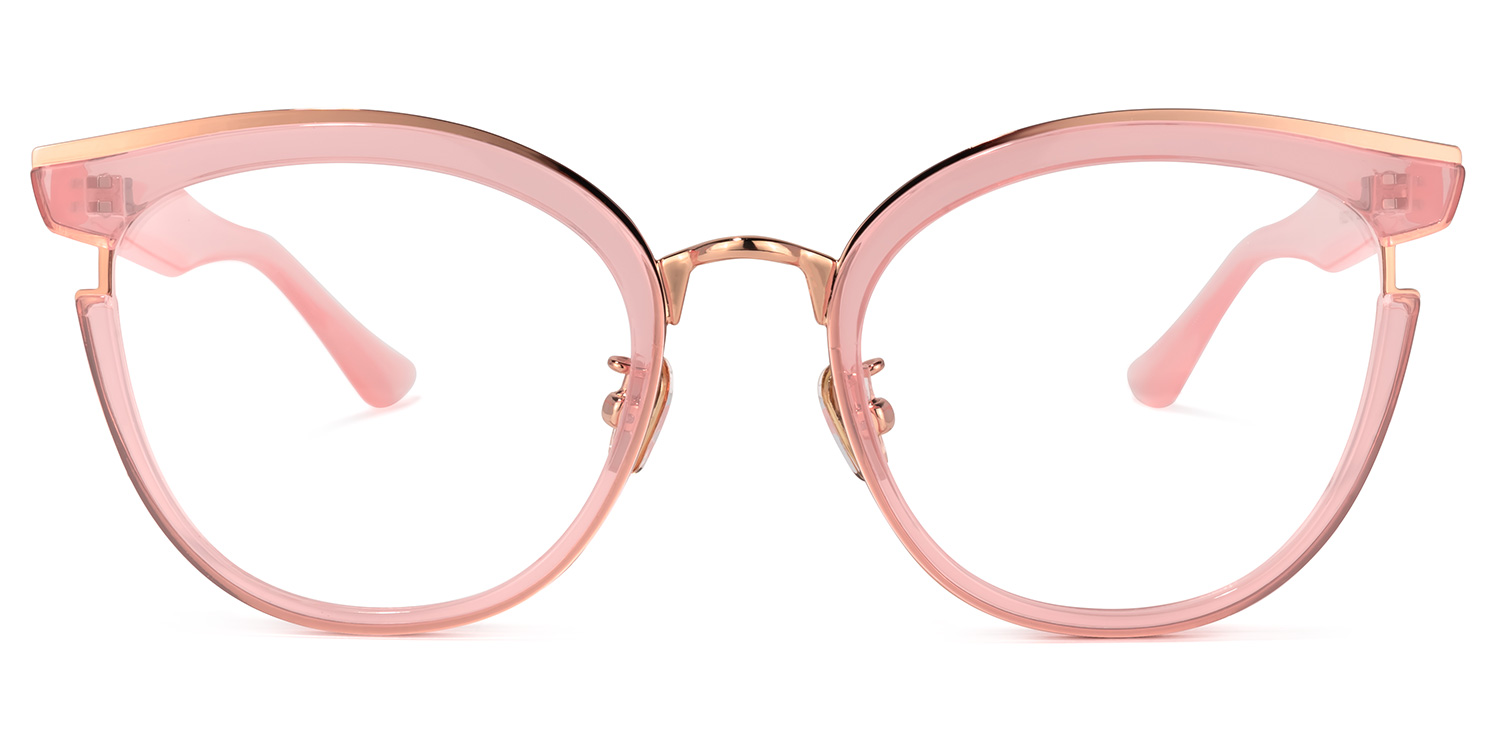 Eleanore Cat Eye Pink Glasses2