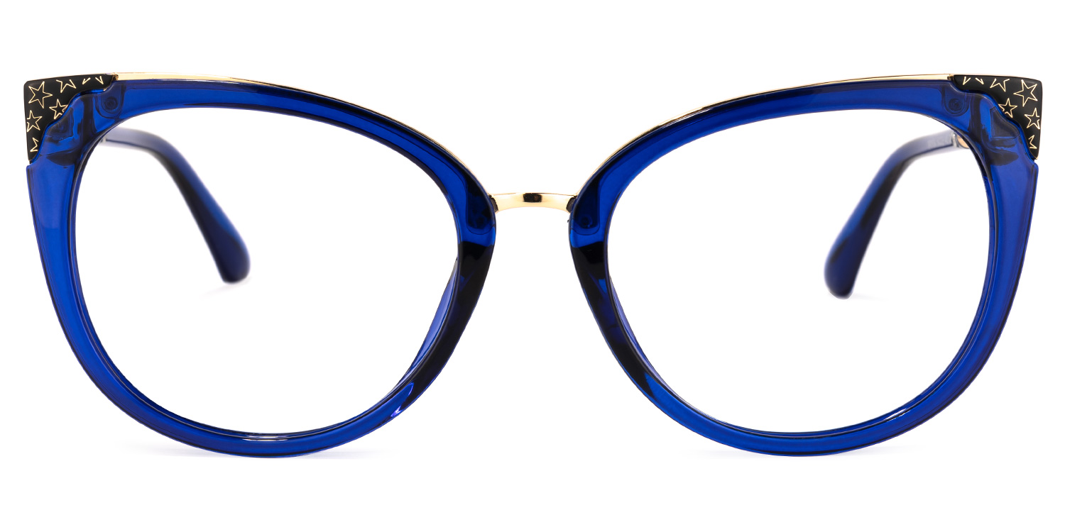 Dalton Cat Eye Blue Glasses