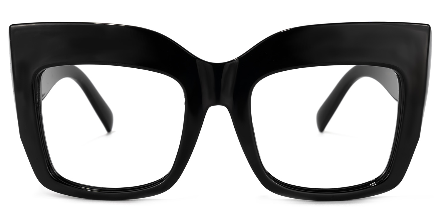 Alberta Cat Eye Black Glasses