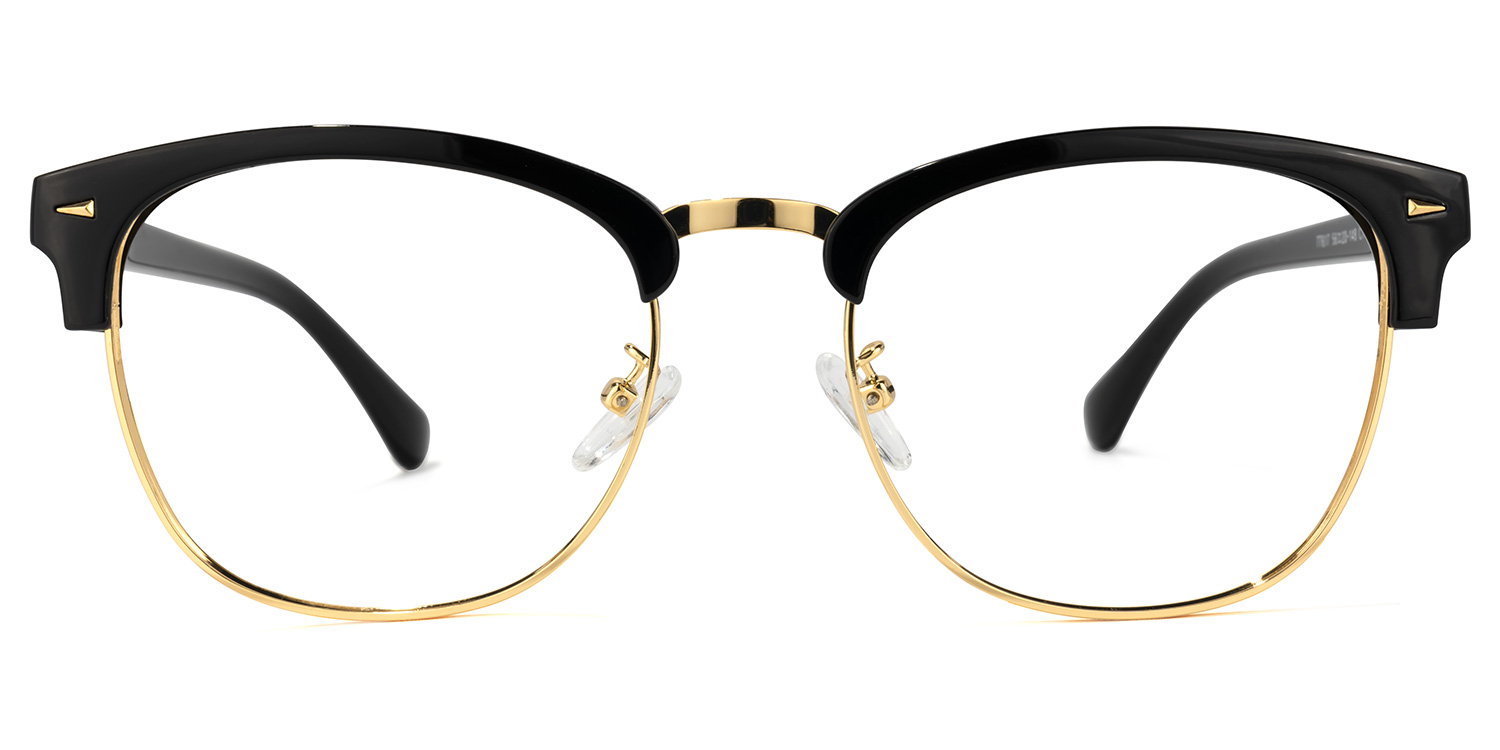 Lasha Browline Black Glasses0