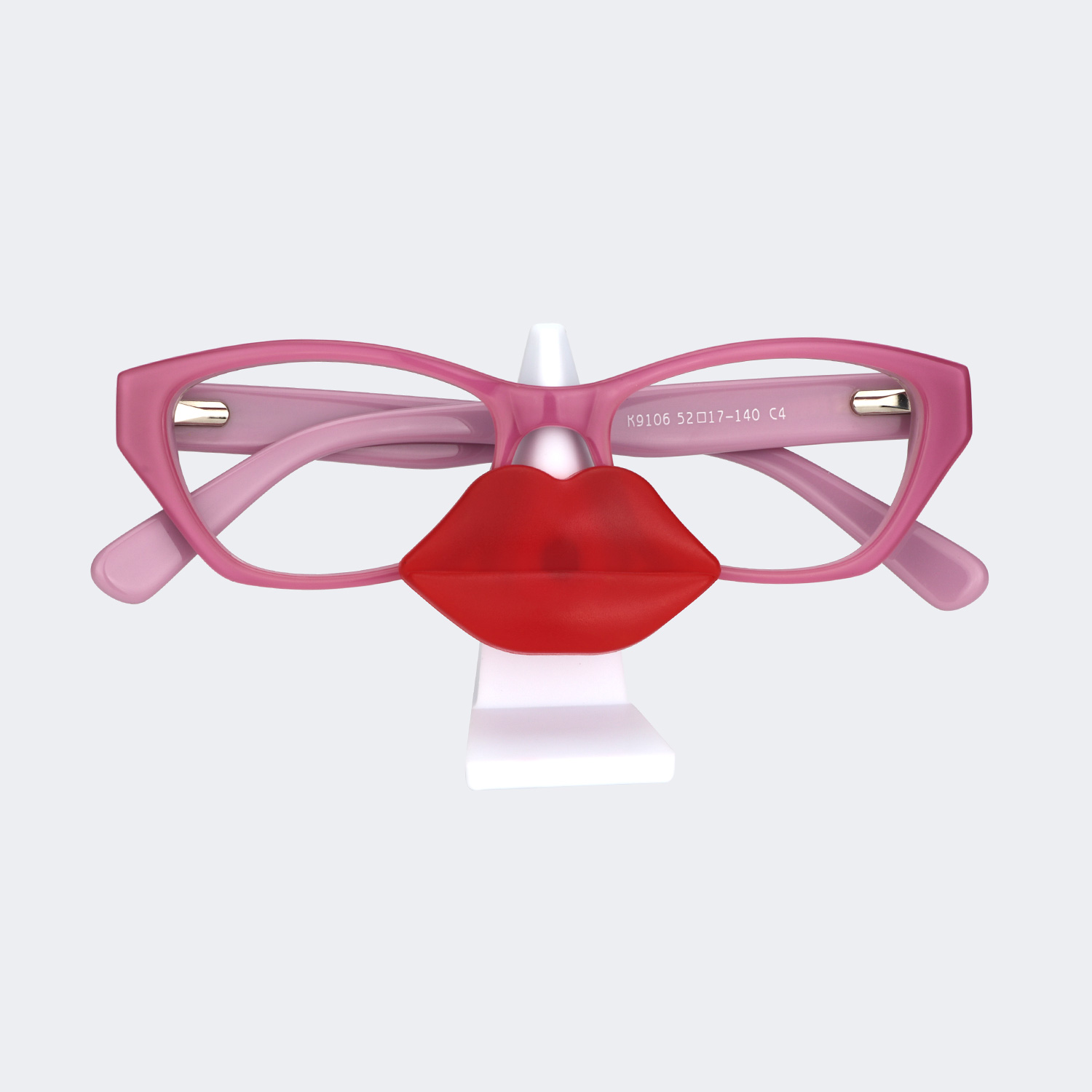 Fiery Lip-shaped Eyeglass Holder1