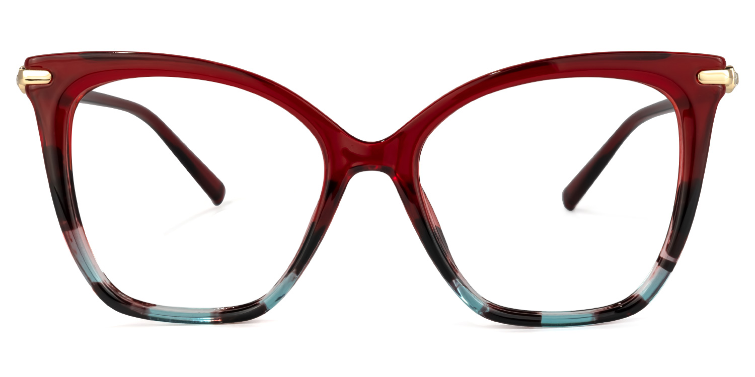Lamar Butterfly Red Glasses0