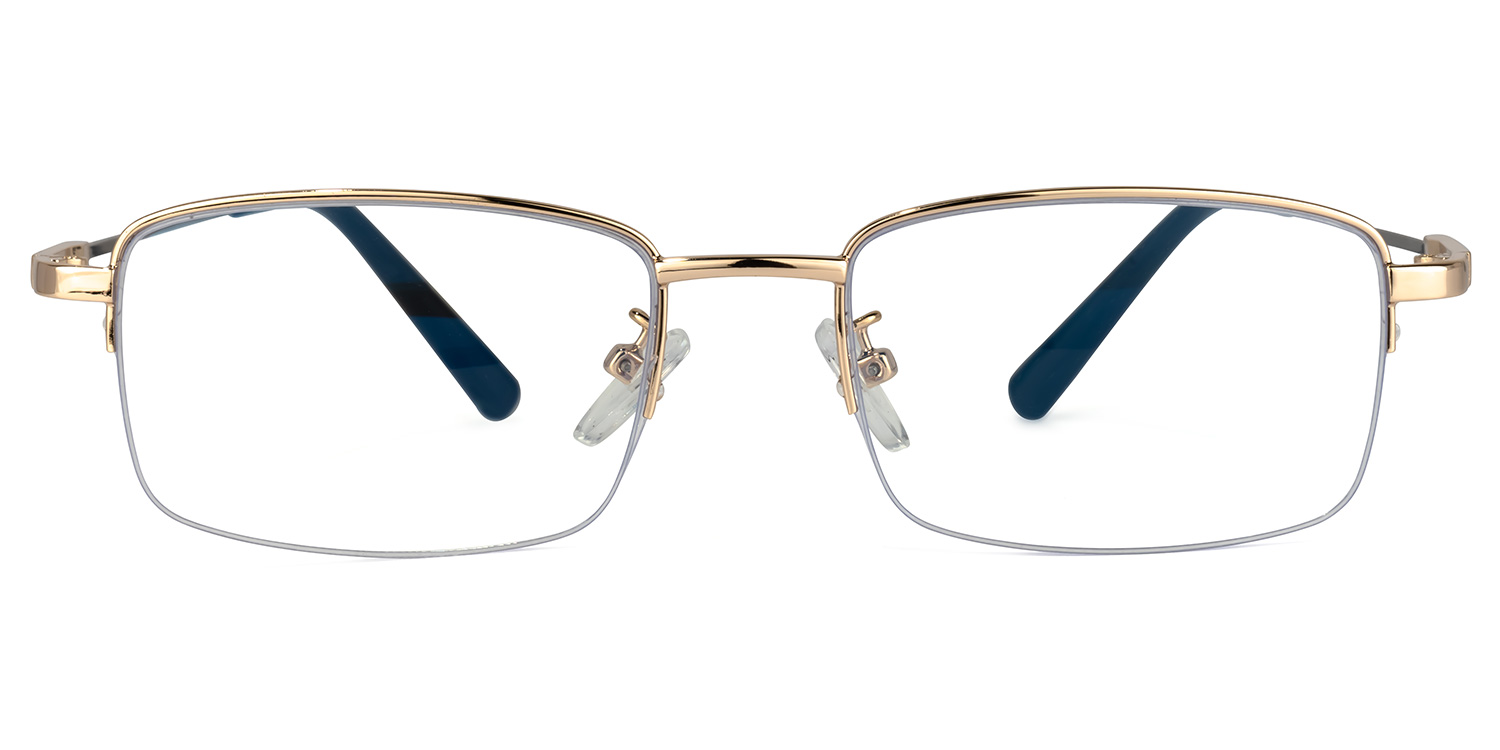 Baggett Rectangle Gold Glasses0