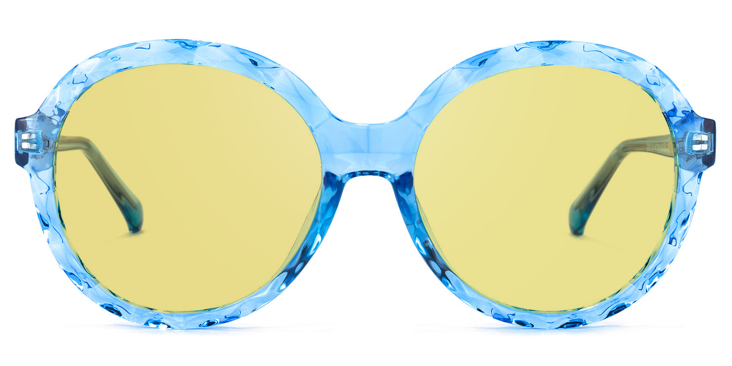 Lila Round Light-Blue Glasses9
