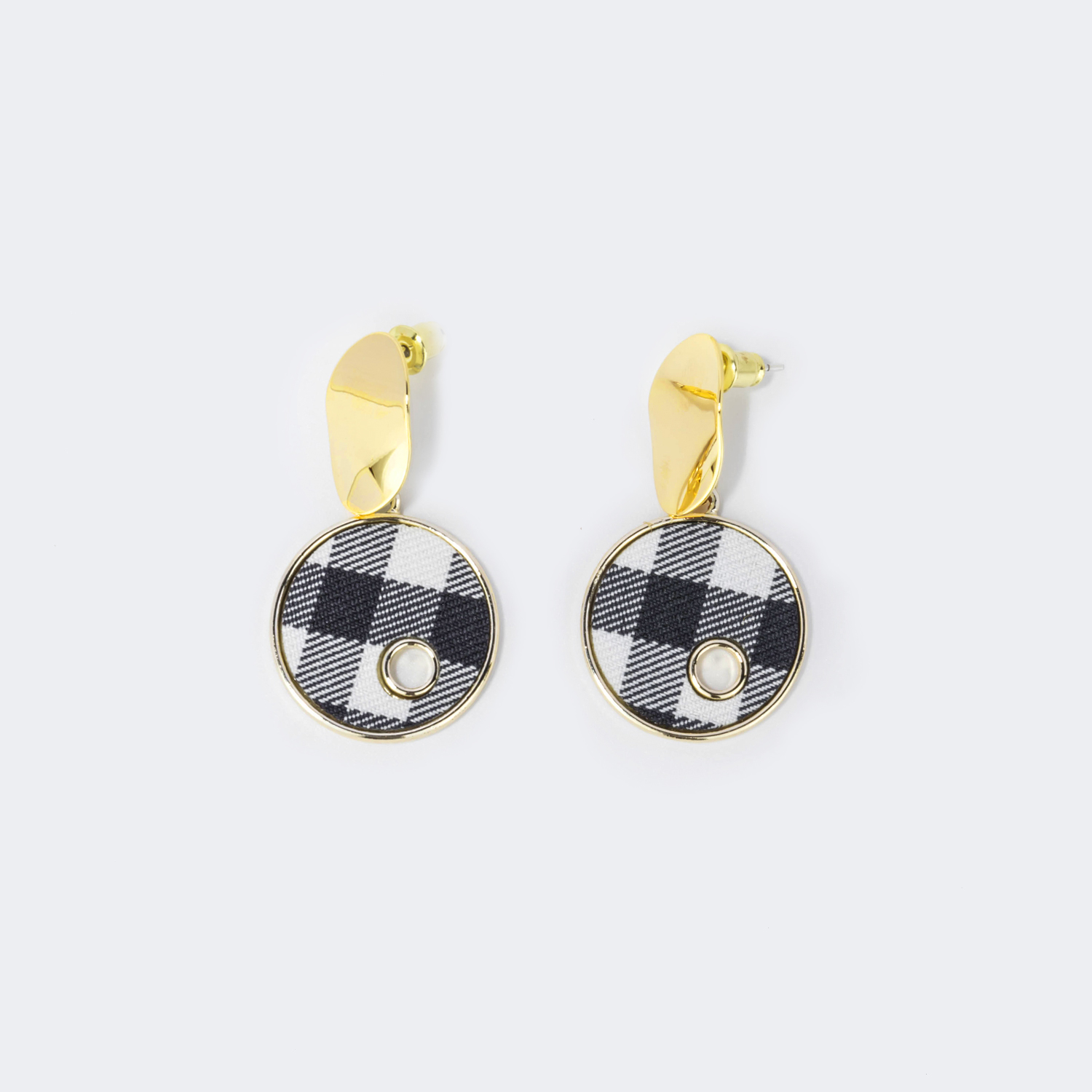 ZEELOOL Stylish Modern Fabric Earrings