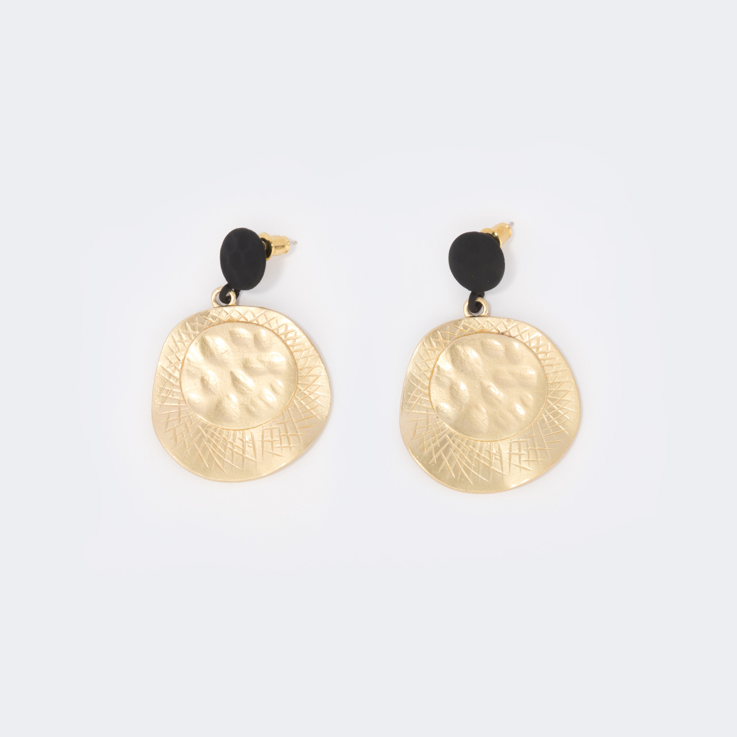 Stylish Exaggerated Copper Earrings1