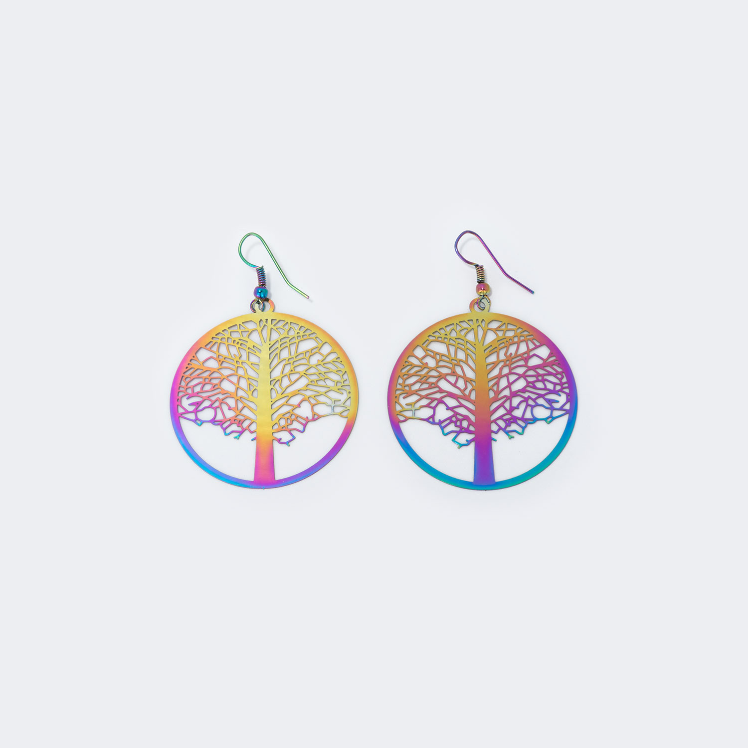 Stylish Tree Shape Colorful Earrings1