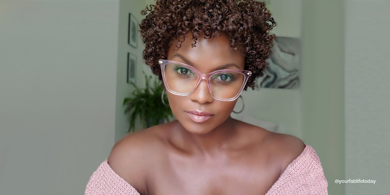 Cat Eye Pink Glasses1