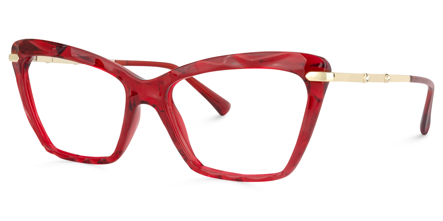 Juliet Cateye Red Glasses3