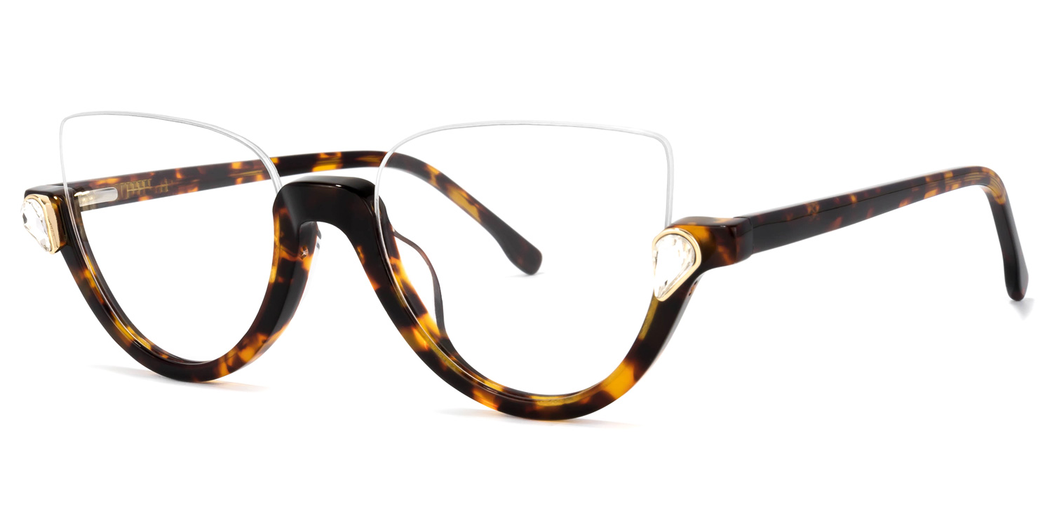 Cat Eye Tortoise Glasses1