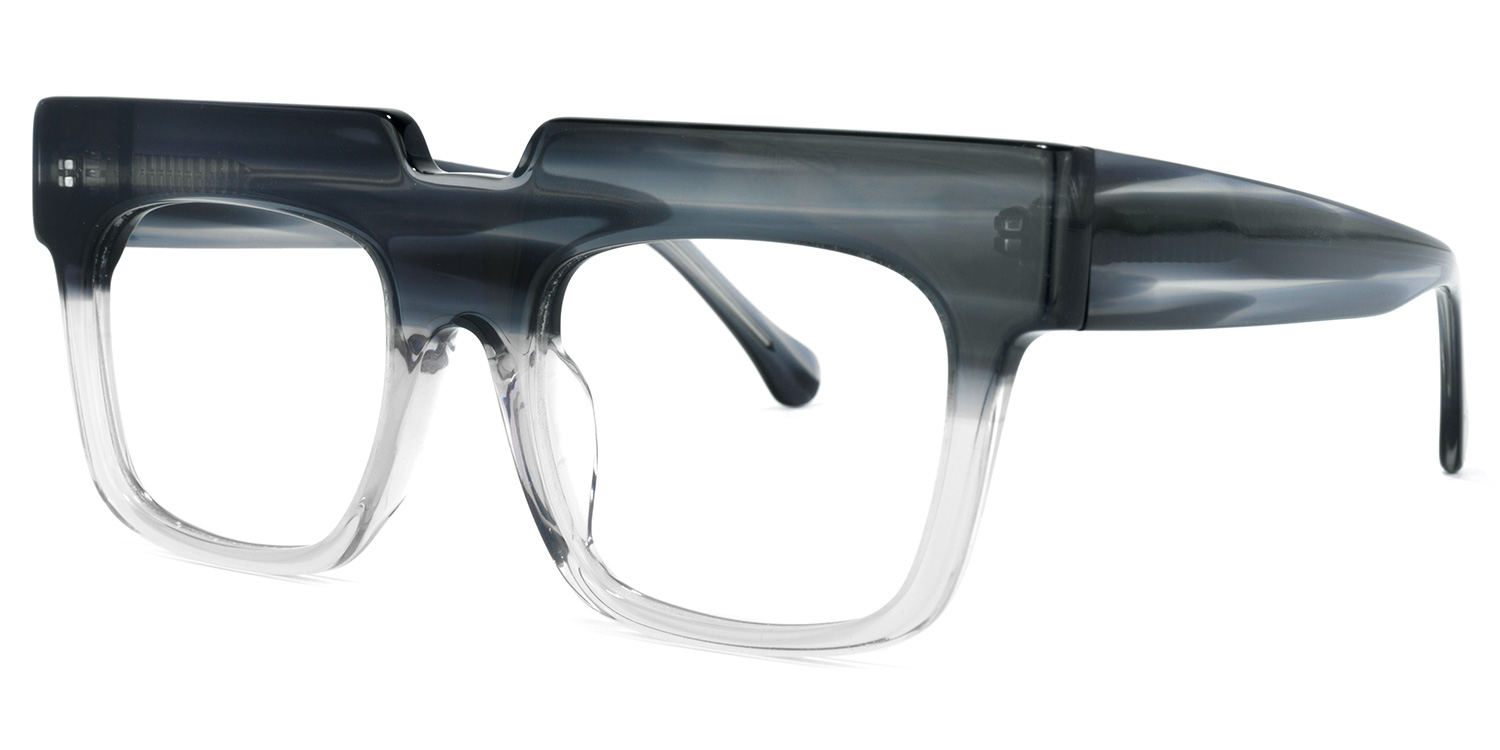 ZEELOOL Travis Square Grey Glasses
