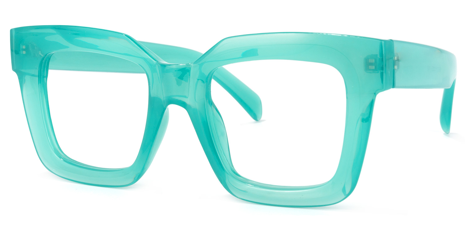 Trinity Square Green Glasses