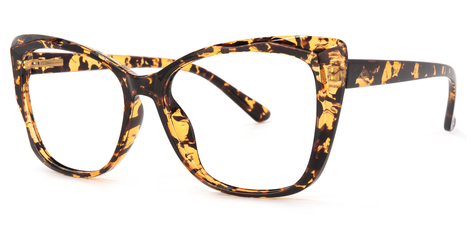 ZEELOOL Wallace Cateye Tortoise Glasses
