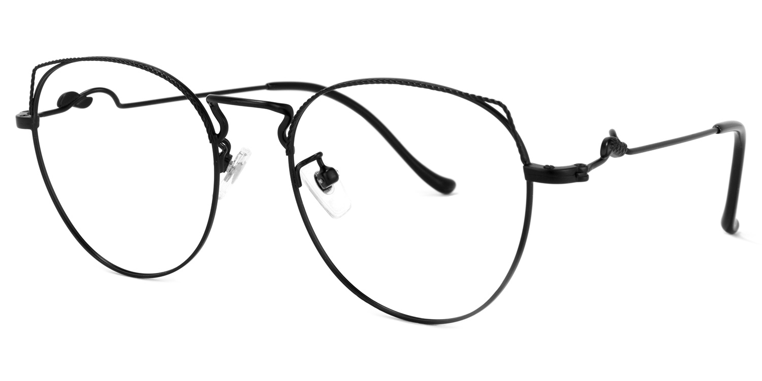 Willis Cateye Black Glasses1