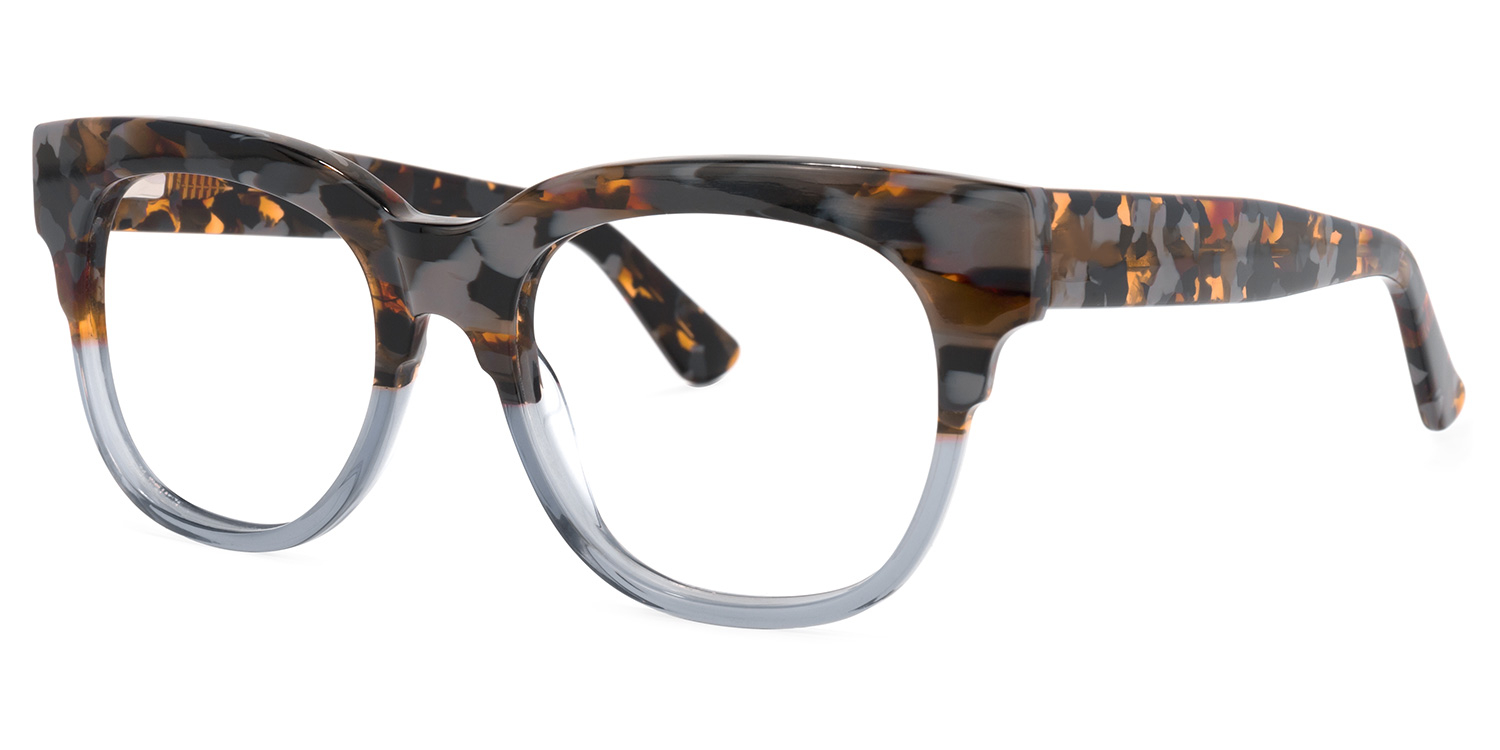 ZEELOOL Yessenia Square Gray Glasses
