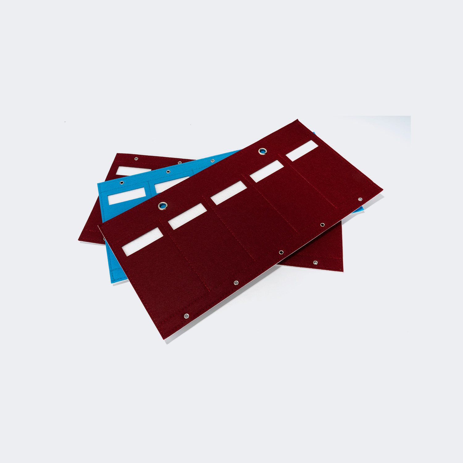 Practical Dark-Red Glasses Hanging Bags3