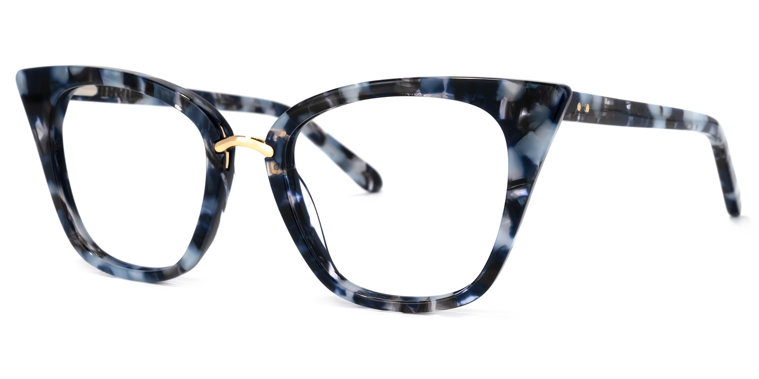Martha Cat Eye Blue-Tortoise Glasses1
