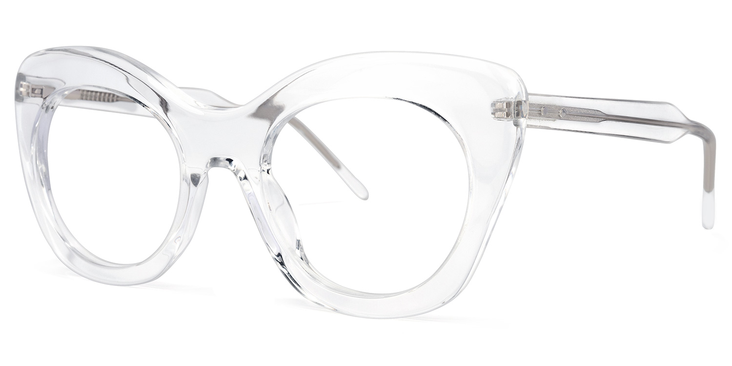 ZEELOOL Maria Cat-eye Crystal Glasses