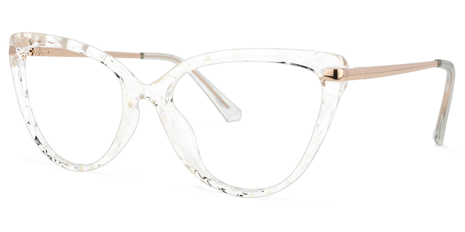 ZEELOOL Lucas Cateye Crystal Glasses