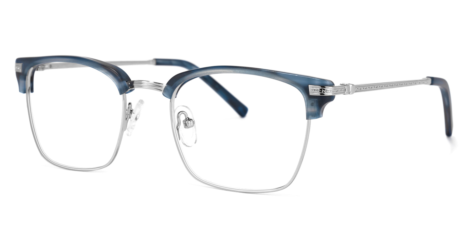 ZEELOOL Simmons Browline Gray Glasses