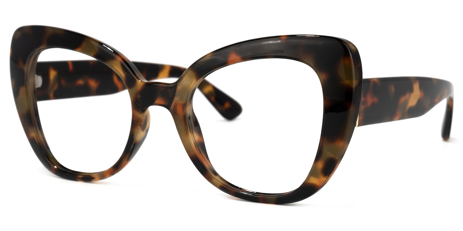 ZEELOOL Quanita Cateye Tortoise Glasses