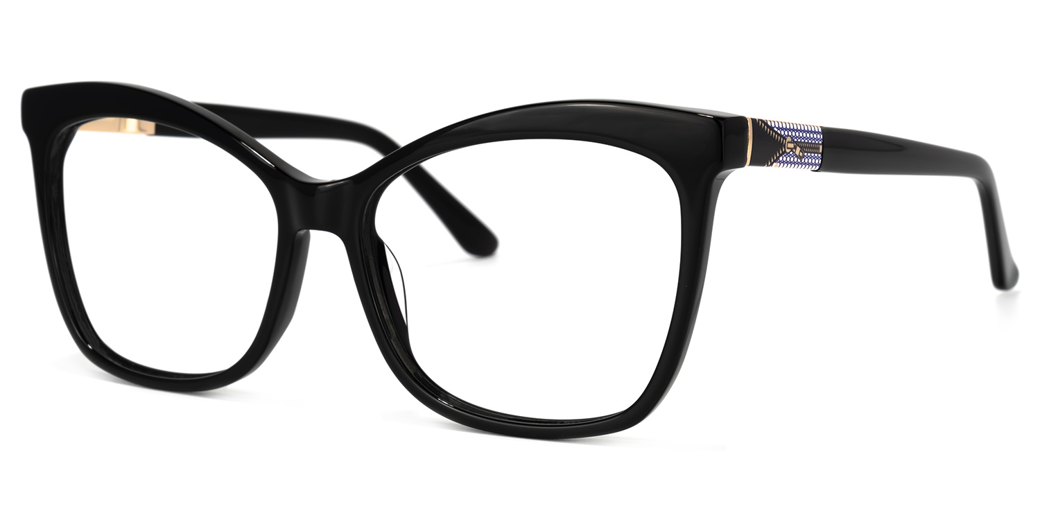 Alfred Butterfly Black Glasses1