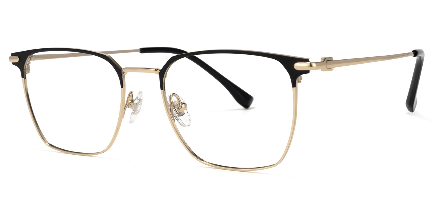 Campos Square Gold Glasses