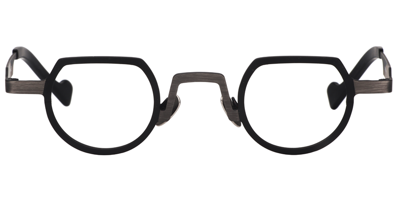 Timothy Round Black Glasses good-img