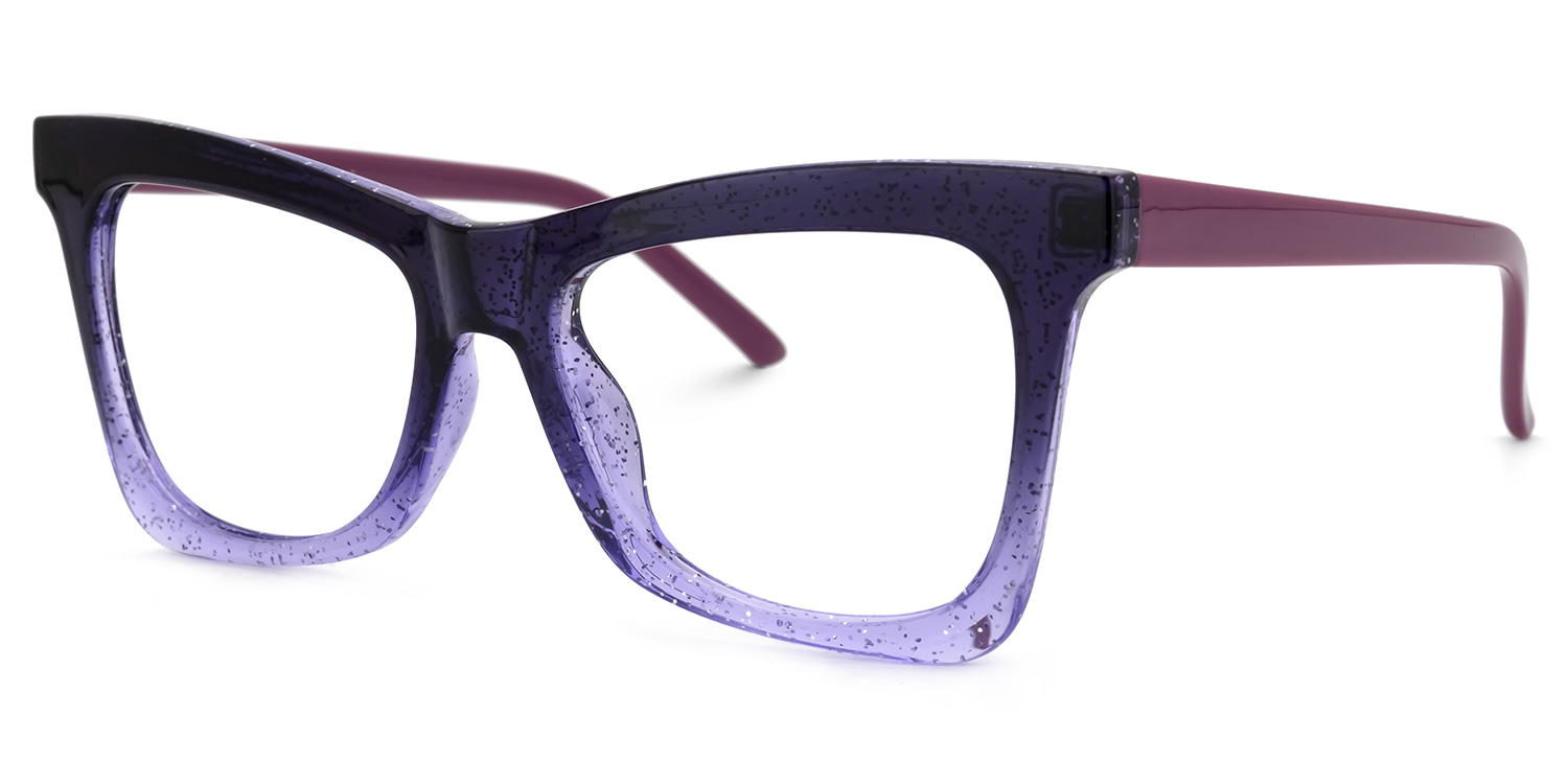 ZEELOOL Yaritza Butterfly Purple Glasses