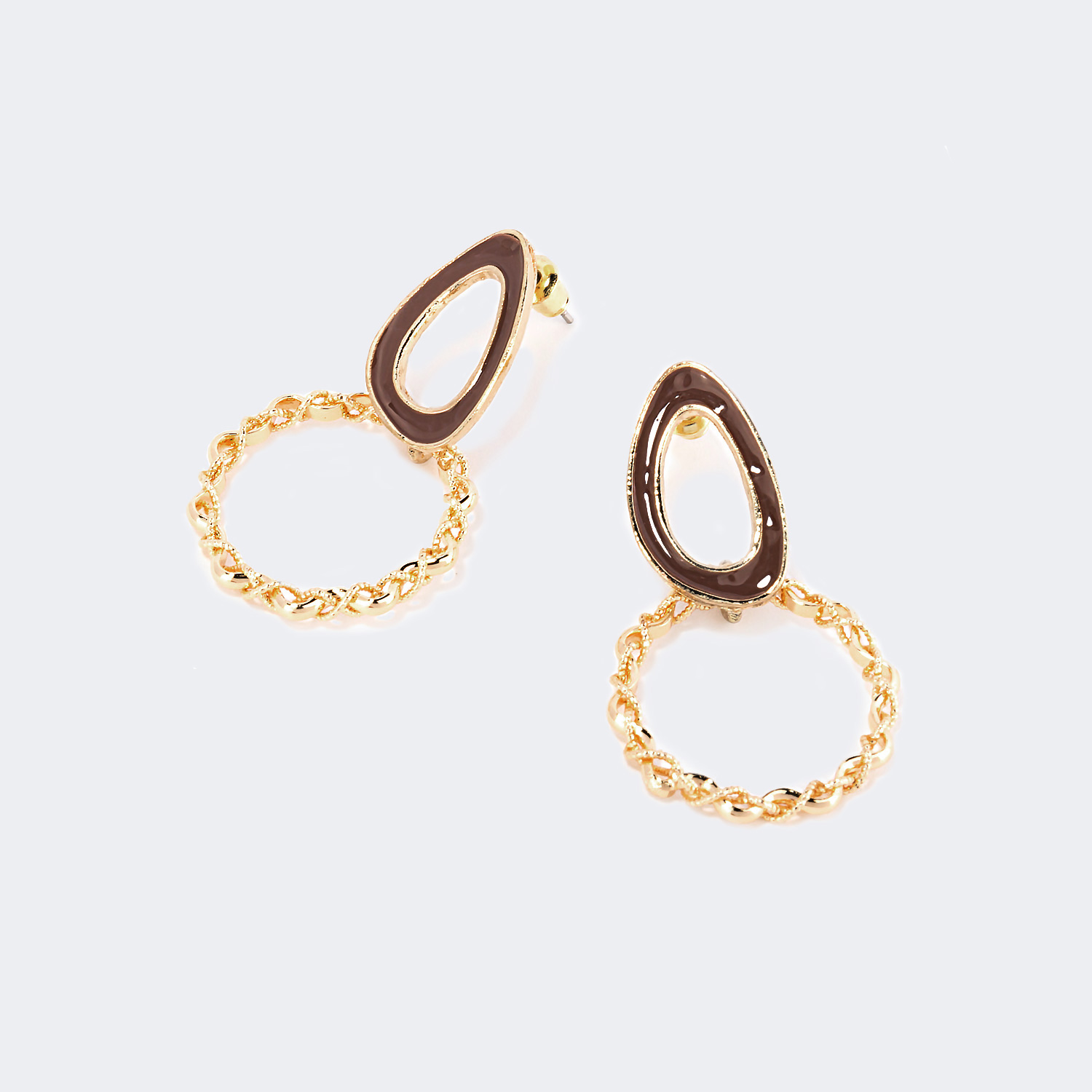 Stylish Twisted Drop Earrings good-img