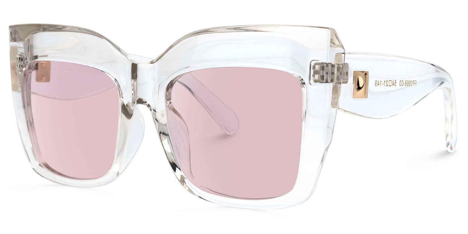 ZEELOOL Alberta Cat Eye Crystal Sunglasses