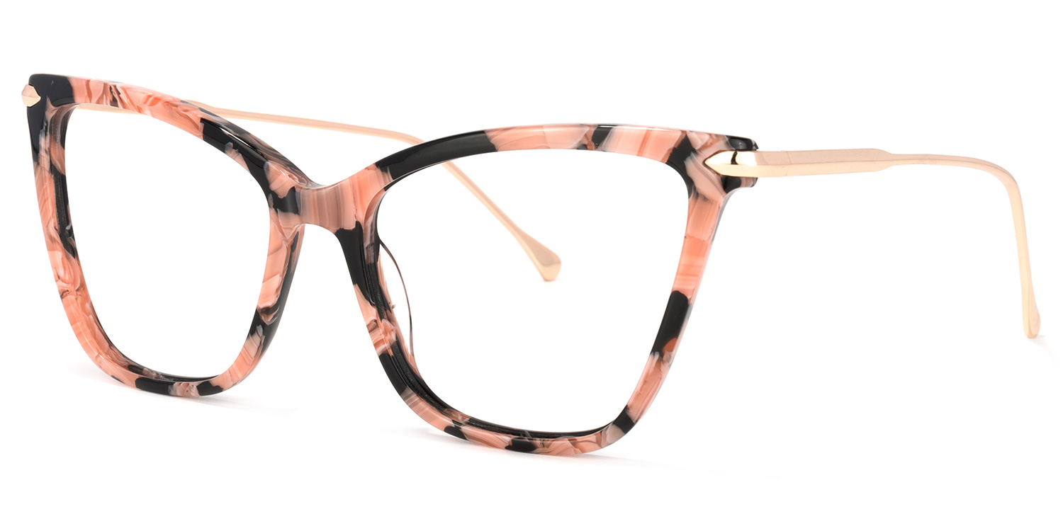 Hilary Butterfly Pink Floral Glasses