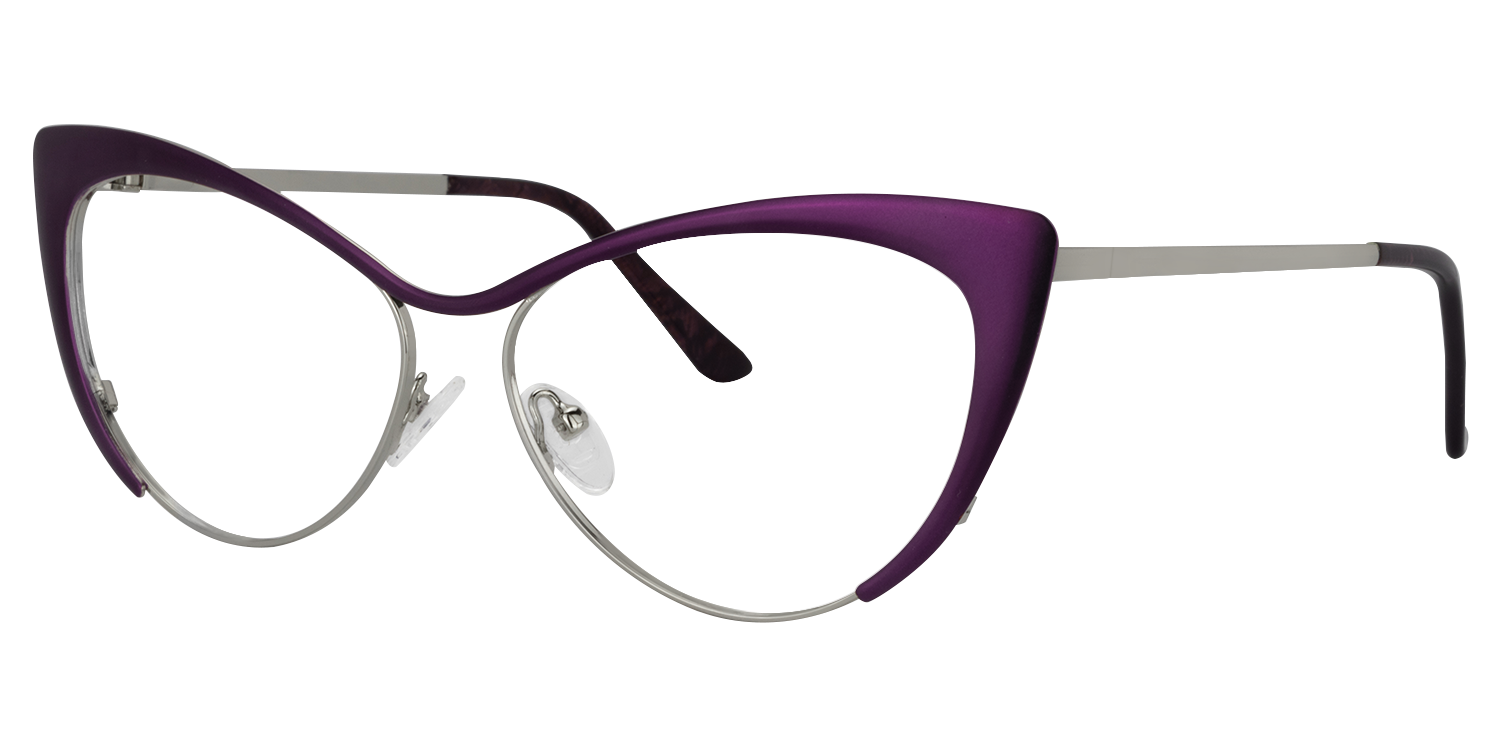 Ellen Cateye Purple Glasses1