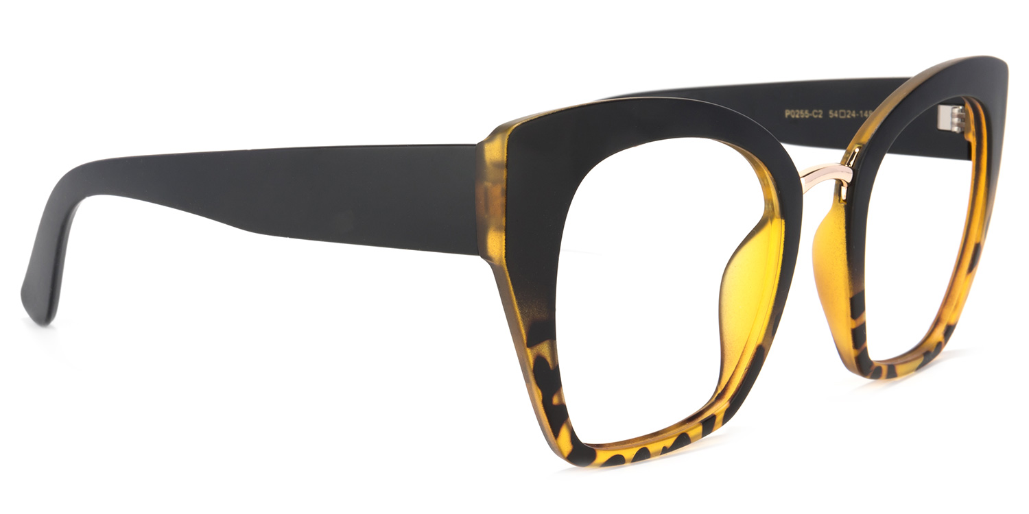 Denis Cat Eye Black Glasses2